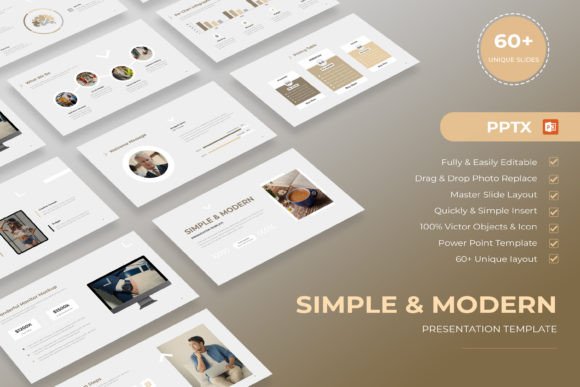 Elevate Your Slides: The Simple and Modern Presentation Template