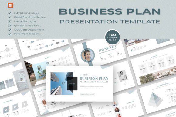 Minimalist Business Plan Presentation: Elegant & Professional