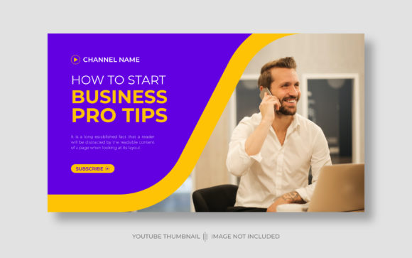 Professional Editable Corporate YouTube Thumbnails