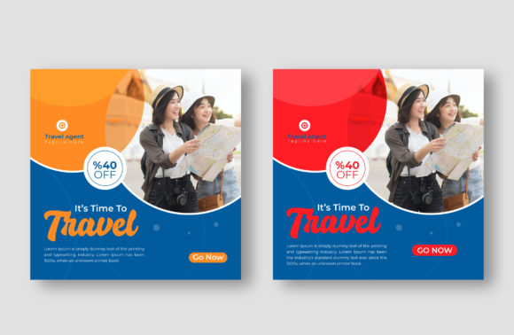 Travel Social Media Post Banner Template