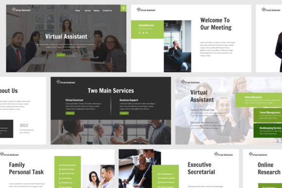 Virtual Assistant Keynote Template