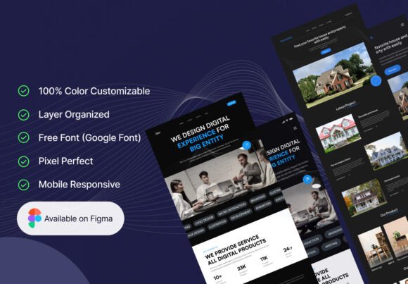 Xpage - Landing Page UI-Kit: Your Figma Design Solution